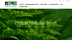 What Cypressgrowthcapital.com website looked like in 2020 (4 years ago)