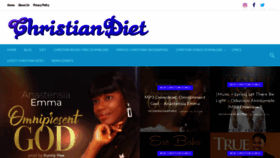 What Christiandiet.com.ng website looked like in 2020 (4 years ago)