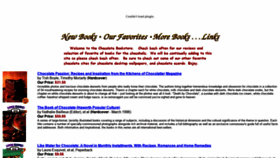 What Chocolatebookstore.com website looked like in 2020 (4 years ago)