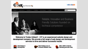 What Codexinfotech.com website looked like in 2020 (4 years ago)