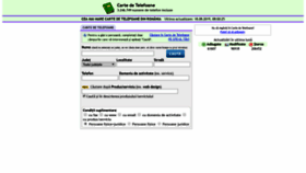What Carte-telefoane.info website looked like in 2020 (4 years ago)