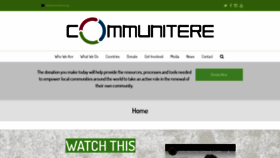 What Communitere.org website looked like in 2020 (4 years ago)