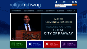 What Cityofrahway.org website looked like in 2020 (4 years ago)