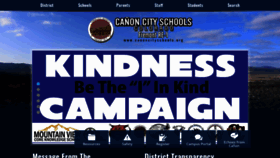 What Canoncityschools.org website looked like in 2020 (4 years ago)