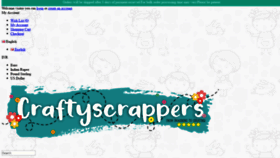 What Craftyscrappers.in website looked like in 2020 (4 years ago)