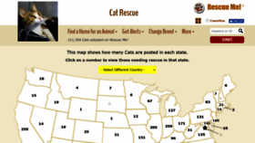What Cat.rescueme.org website looked like in 2020 (4 years ago)