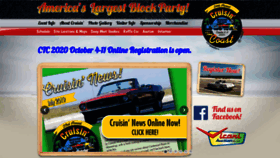 What Cruisinthecoast.com website looked like in 2020 (4 years ago)