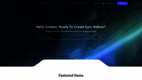 What Creatorgalaxy.com website looked like in 2020 (4 years ago)