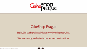 What Cakeshopprague.cz website looked like in 2020 (4 years ago)