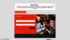 What Cez.mojebenefity.cz website looked like in 2020 (4 years ago)