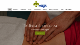 What Clinicanuevedemayo.com website looked like in 2020 (4 years ago)