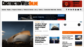 What Constructionweekonline.com website looked like in 2020 (4 years ago)