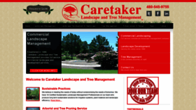 What Caretakerlandscape.com website looked like in 2020 (4 years ago)