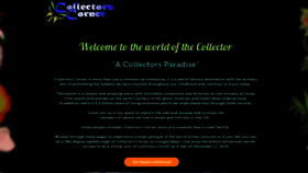What Collectorscorner.com.au website looked like in 2020 (4 years ago)
