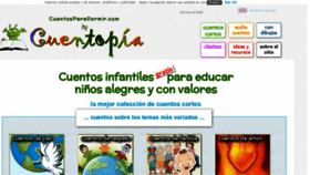 What Cuentosparadormir.com website looked like in 2020 (4 years ago)