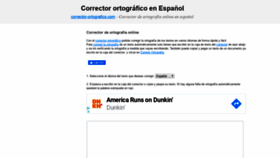 What Corrector-ortografico.com website looked like in 2020 (4 years ago)
