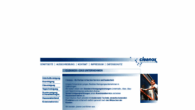 What Cleanox.de website looked like in 2020 (4 years ago)
