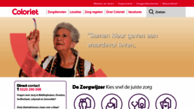 What Coloriet.nl website looked like in 2020 (4 years ago)