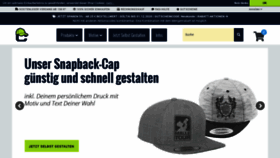 What Cap-bedrucken.de website looked like in 2020 (4 years ago)