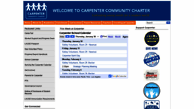 What Carpentercharter.org website looked like in 2020 (4 years ago)