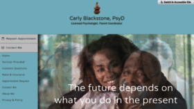 What Carlyblackstone.com website looked like in 2020 (4 years ago)