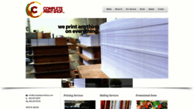 What Completeprintshop.com website looked like in 2020 (4 years ago)