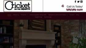 What Cricketonthehearth.com website looked like in 2020 (4 years ago)