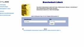 What Cylex-branchenbuch-luebeck.de website looked like in 2020 (4 years ago)