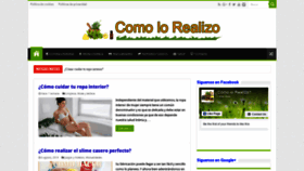 What Comolorealizo.com website looked like in 2020 (4 years ago)
