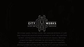 What Cityworksrestaurant.com website looked like in 2020 (4 years ago)