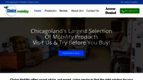 What Choicemobility.com website looked like in 2020 (4 years ago)