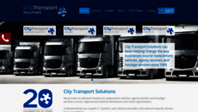 What Citytransportsolutions.com website looked like in 2020 (4 years ago)
