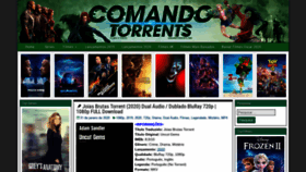 What Comandotorrents.com.br website looked like in 2020 (4 years ago)