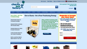 What Charityboxfactory.com website looked like in 2020 (4 years ago)