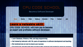 What Cpucodeschool.com website looked like in 2020 (4 years ago)