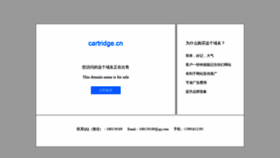 What Cartridge.cn website looked like in 2020 (4 years ago)