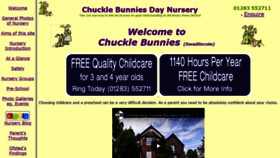 What Chucklebunniesswadlincote.co.uk website looked like in 2020 (4 years ago)