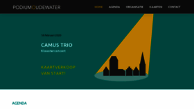 What Cultuur-oudewater.nl website looked like in 2020 (4 years ago)
