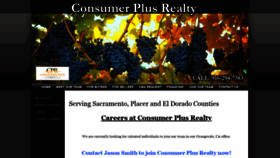 What Consumerplusrealty.com website looked like in 2020 (4 years ago)