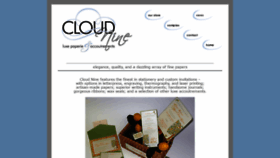 What Cloudninepaper.com website looked like in 2020 (4 years ago)