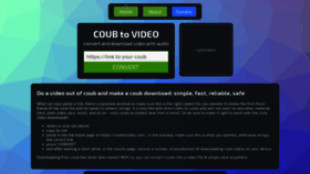 What Coubtovideo.com website looked like in 2020 (4 years ago)
