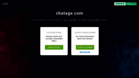 What Chatage.com website looked like in 2020 (4 years ago)