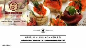 What Catering-gaumenschmaus.de website looked like in 2020 (4 years ago)