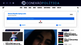 What Conexaopolitica.com.br website looked like in 2020 (4 years ago)