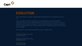What Capri.global website looked like in 2020 (4 years ago)