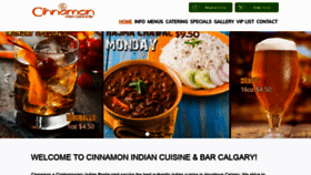What Cinnamoncalgary.ca website looked like in 2020 (4 years ago)