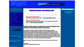 What Christliche-autoren.de website looked like in 2020 (4 years ago)