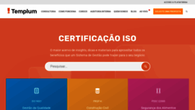 What Certificacaoiso.com.br website looked like in 2020 (4 years ago)