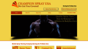 What Championsprayusa.com website looked like in 2020 (4 years ago)