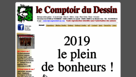 What Comptoirdudessin.com website looked like in 2020 (4 years ago)